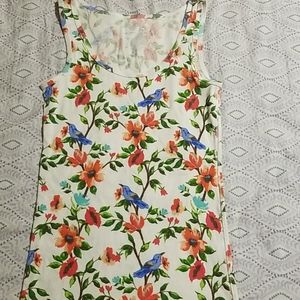 Floral tank top